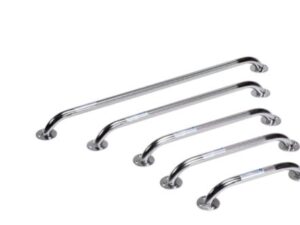 Dynarex Chrome Knurled Grab Bar - 12inch , Chrome , 1pc/box