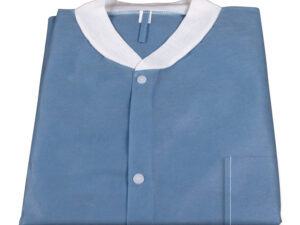 Dynarex Lab Coat  w/ Pockets: DARK BLUE Large   10pcs/cs