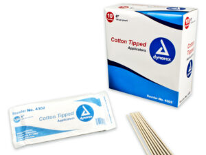 Dynarex Cotton Tipped Wood Applicators Non-sterile - 6" , 1000pcs/Box