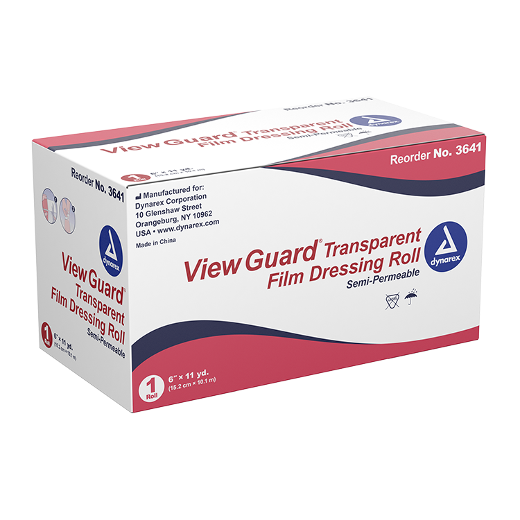 View Guard Transparent Dressing Roll 6" x 11 yd 1 Roll / Box Semi-permeable
