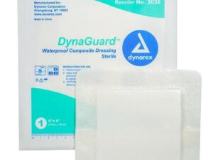 Dynarex DynaGuard - Waterproof Composite Dressing, 6" x 6",   10 Per Box
