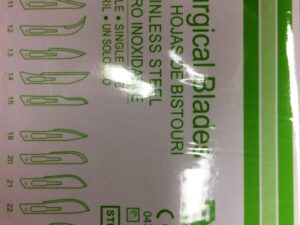 Exel Sterile Surgical Blades- Size 22, 100/bx