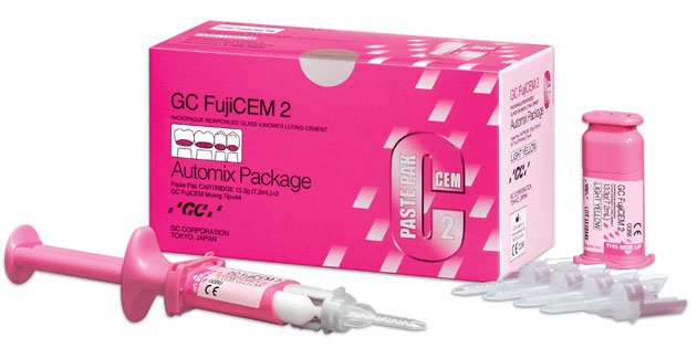 FujiCEM 2 Resin Modified Glass Ionomer Cement Refill - w 44 Mixing tips