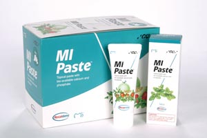 MI PASTE - (without fluoride) - For Children under 6 Years of age- 10 Packs (10x40g Tubes) - Assorted Flavor