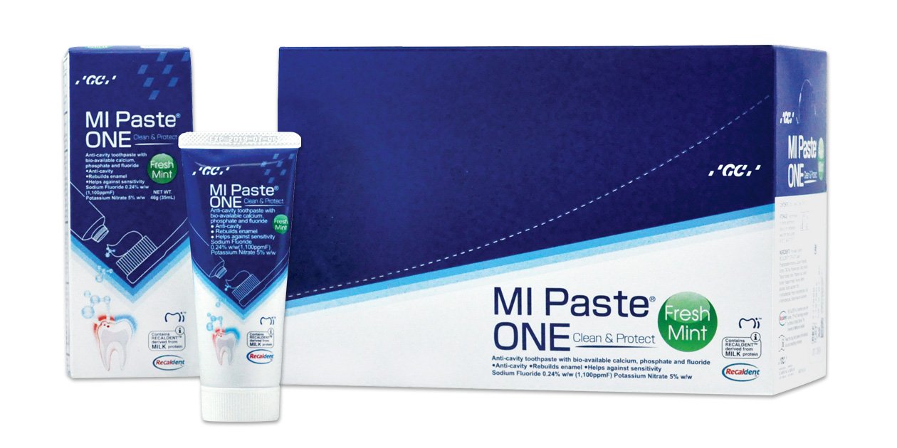 GC AMERICA MI Paste One, Fresh Mint, 40g tube. 10/pk
