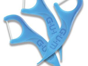 Sunstar Gum® Advanced Care Flosser with Control Grip, Vitamin E, Fluoride, 3/pk, 48 pk/bx