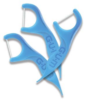 Sunstar Gum® Advanced Care Flosser with Control Grip, Vitamin E, Fluoride, 3/pk, 48 pk/bx