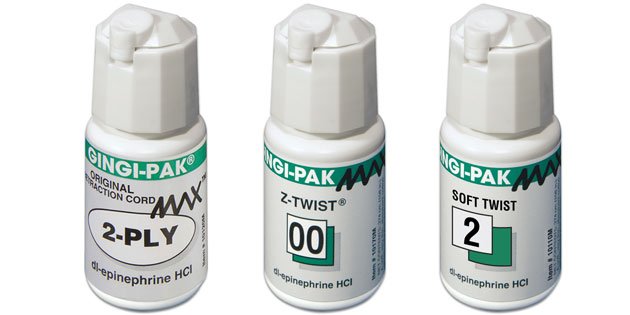 Gingi-Pak Max (green label) Soft-Twist cord #2 medium with Epinephrine HCI