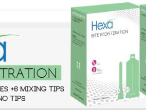 Hexa Bite Registration 50ml, Regular Set, German Made, 2 Cartridges+4 Mixing Tips - HB-0001