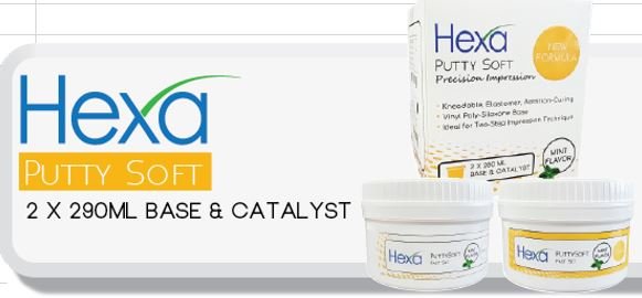 Hexa Putty Fast Set 2x290ml + 2Measuring Scoops