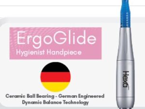 Hexa Hygenist Prophy Handpeice w/360 degree swivel nose cone (silver ) 4-hole