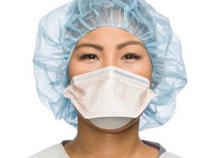 Halyard FLUIDSHIELD™ PFR95™ Particulate Filter Respirator & Surgical Mask, Polyurethane Headband, Small Size, Orange
