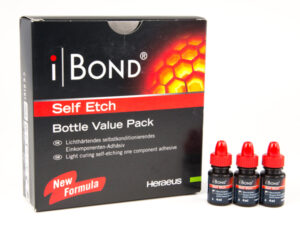 Heraeus Kulzer iBond Self Etch 3 x 4 mL Bottle Value Kit. One Step Etching, Priming