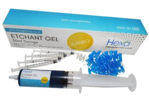 Hexa Etch Gel 37% 50ml Syringes Blue JUMBO HE-1050