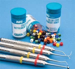 IMS Blue color coded instrument rings safe for all types of sterilization, box of 50 rings