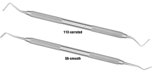 Hu-Friedy cord packer 1 Yardley #41 round handle