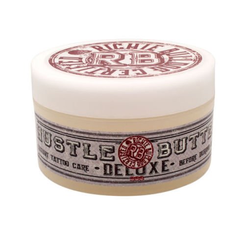 Hustle Butter Deluxe 5oz Jar Tattoo Artist Aftercare Vegan Richie Bulldog