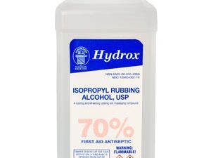 Hydrox Isopropyl Rubbing Alcohol, USP 70% First Aid Antiseptic, 16fl oz. 