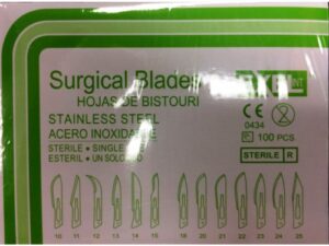 Exel Sterile Surgical Blades- Size 12, 100/bx