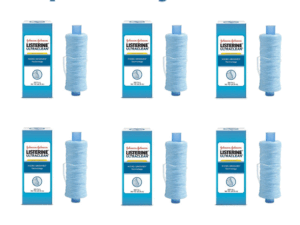 LISTERINE® Ultraclean Mint Shred-Resistant Dental Floss Refill- 44032 (No dispenser) Pack of 6