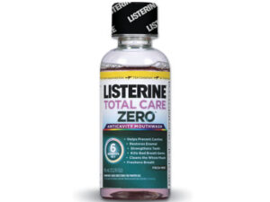 Listerine® Total Care Zero™ Mouthwash (Mouth rinse), Alcohol Free, Fresh Mint, 95mL (3.2 oz) Travel Size