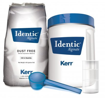 Kerr Identic Dust Free Dental Impression Material 100 Hr Stability Alginate- Fast Set
