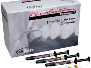 Revolution Formula 2 A2 Syringe 1 Gm. 4/Pk. Flowable, Light-Cure, Hybrid Resin Restorative, 4 - 1