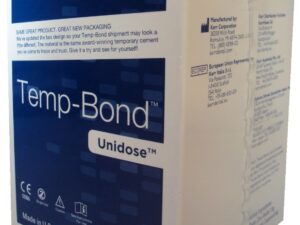Kerr TempBond 50 Pack Temporary Dental Cement Zinc Oxide-Eugenol Base Temp-Bond