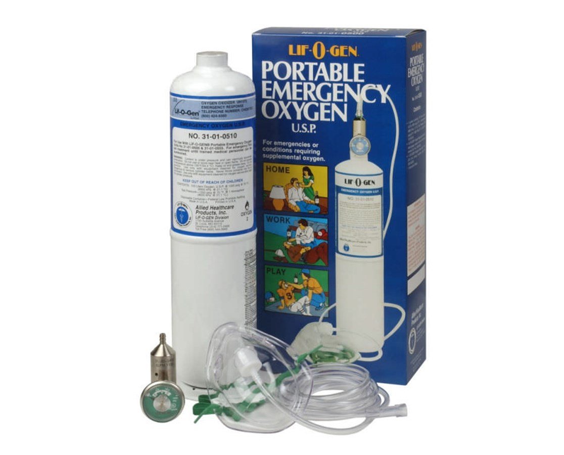 Allied 31-01-0500 Lif-O-Gen® Portable Emergency Oxygen Kit