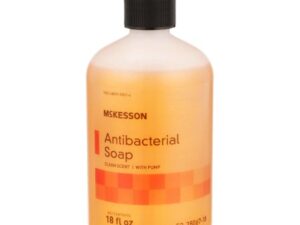  McKesson Antibacterial Soap McKesson Liquid 18 oz. Pump Bottle Clean Scent