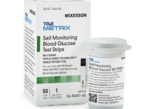 Blood Glucose Test Strips McKesson TRUE METRIX® 50 Test Strips Per Box 06-R3051-45