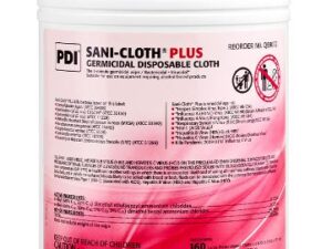 PDI Sani-Cloth Plus, Large, Germicidal Disposa 6" x 6-3/4" 160/canister