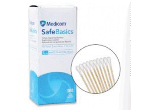 MEDICOM COTTON TIP APPLICATOR - Cotton Tip Applicator, 6", Non-Sterile, 1000/bg