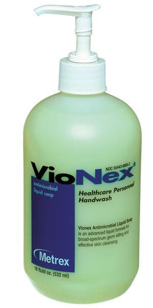 Metrex Vionex liquid soap pump bottle 18oz