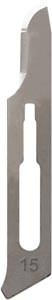  MYCO TECHNOCUT DISPOSABLE SCALPELS - Size 15 Stainless Steel , 10/bx