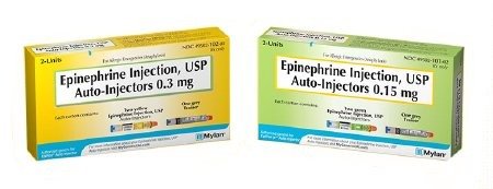 Alpha and Beta Adrenergic Agonist Epinephrine, 0.3MG Injection, Prefilled Auto-Injector 0.3 mL, Emergency Kit Medication