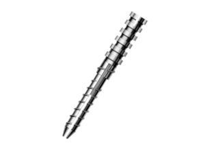 Flexi-Post Genuine Split-Shank System - red #1 stainless steel post refill , containing 10 serrated posts