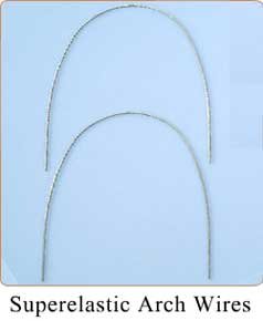 NiTi Wires Nickel Titanium Archwires, Round .018 LOWER, Pack of 10