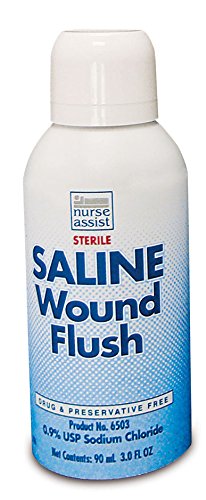 Nurse Assist- 0.09% USP Sodium Chloride Saline Wound Flush 3 oz 