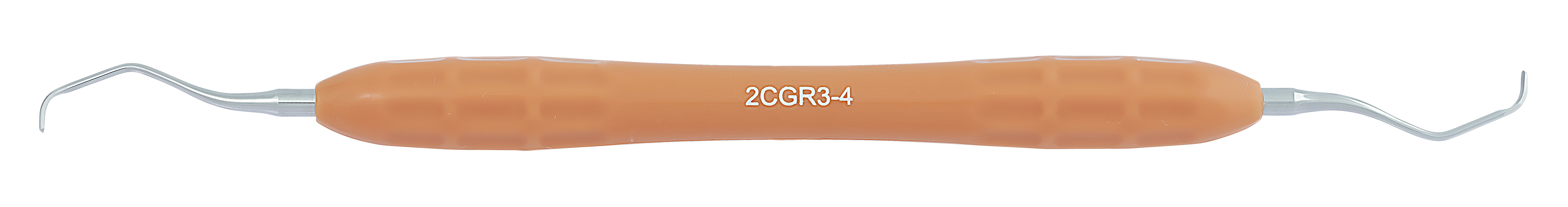 Dental Curette, Gracey, Standard, Autoclavable Silicone Handle, 2CGR3-4