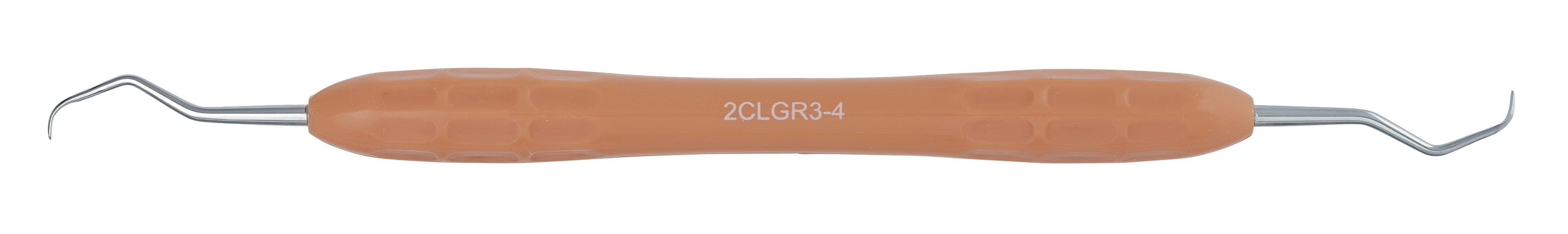 Dental Curette, Gracey, Standard, Autoclavable Silicone Handle, 2CLGR3-4