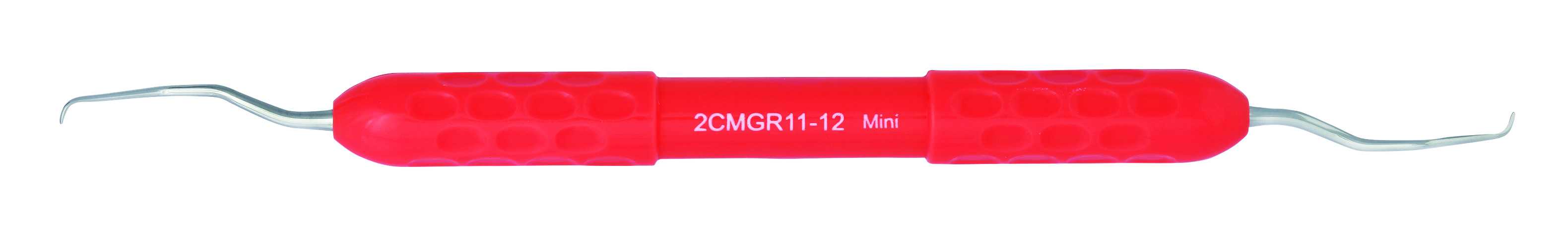Dental Curette, Mini Gracey, Autoclavable Silicone Handle, 2CMGR11-12