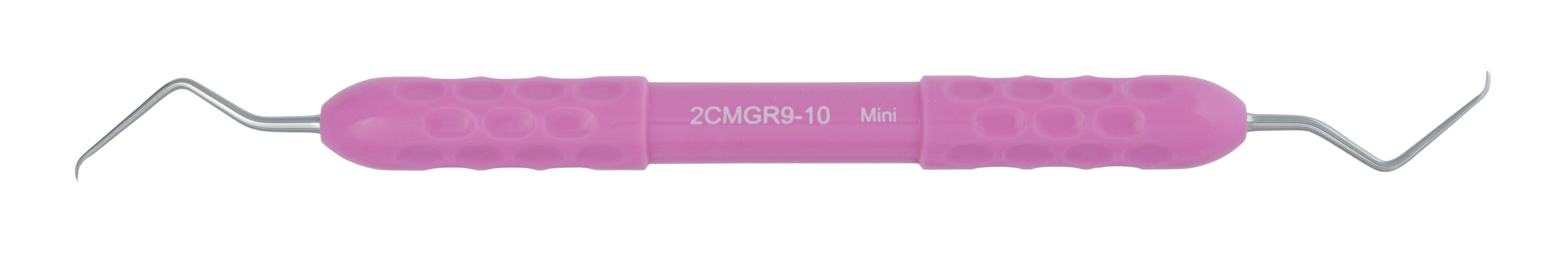 Dental Curette, Mini Gracey, Autoclavable Silicone Handle, 2CMGR9-10