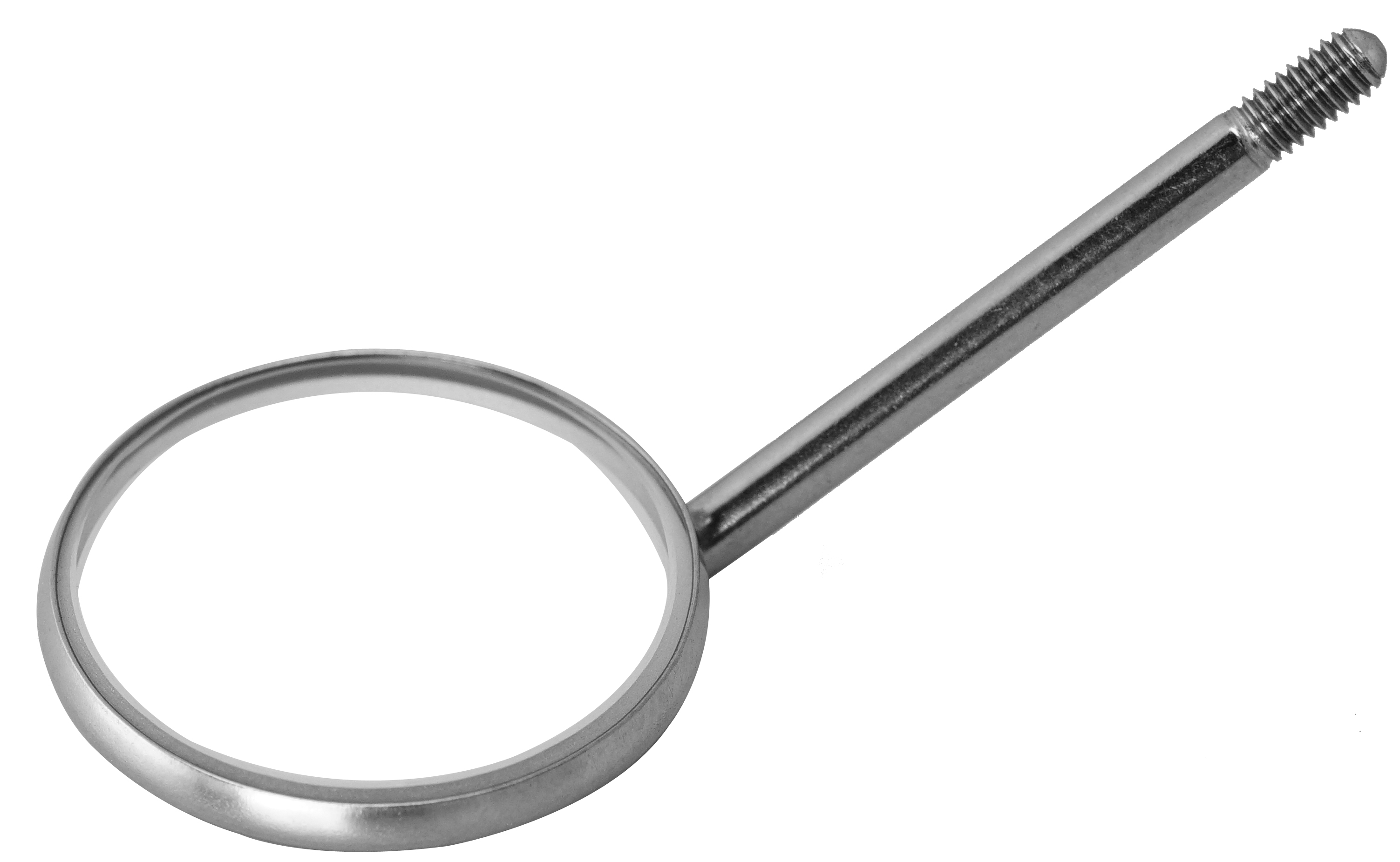 Dental Mouth Mirror #3, Simple Stem, 12 pcs, DMSS3