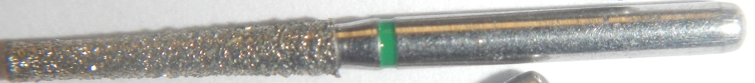 Pac-Dent Dimond burs - 701.11C - Long Taper Flat End - Coarse, 25/pk