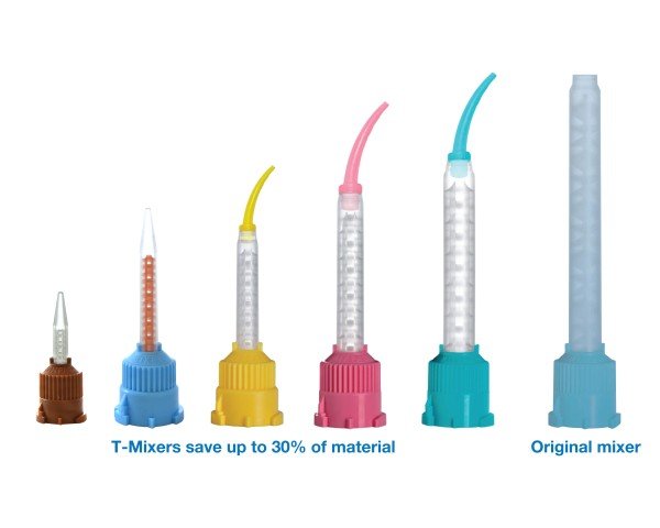 PacDent T-Mixer Mixing Tip - TM-250 Mixer yellow, 4.2mm, 40/pk Intra-oral mixing tips, yellow, 40/pk