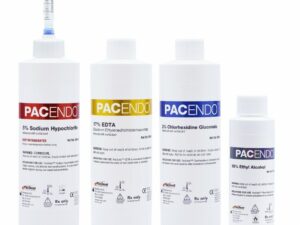 Pacdent PacEndo 5% Sodium Hypochlorite Refill Bottle, 480 ml/16 oz with 1 x Luer-Lock Dispensing Cap 