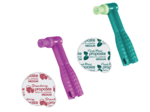 PacDent ProAngle® Plus + ProPaste™ Combo Pack 251-100 Soft green cup, coarse mint paste