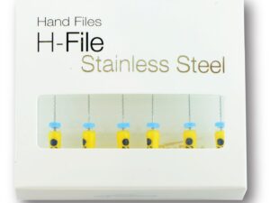 Pacdent Stainless Steel H Files (Hand), Assorted Size # 15-40, Length 21 mm 