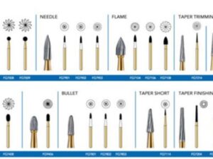 Pacdent Trimming & Finishing Burs - T&F bur 7-series (12-bladed), 10/pk